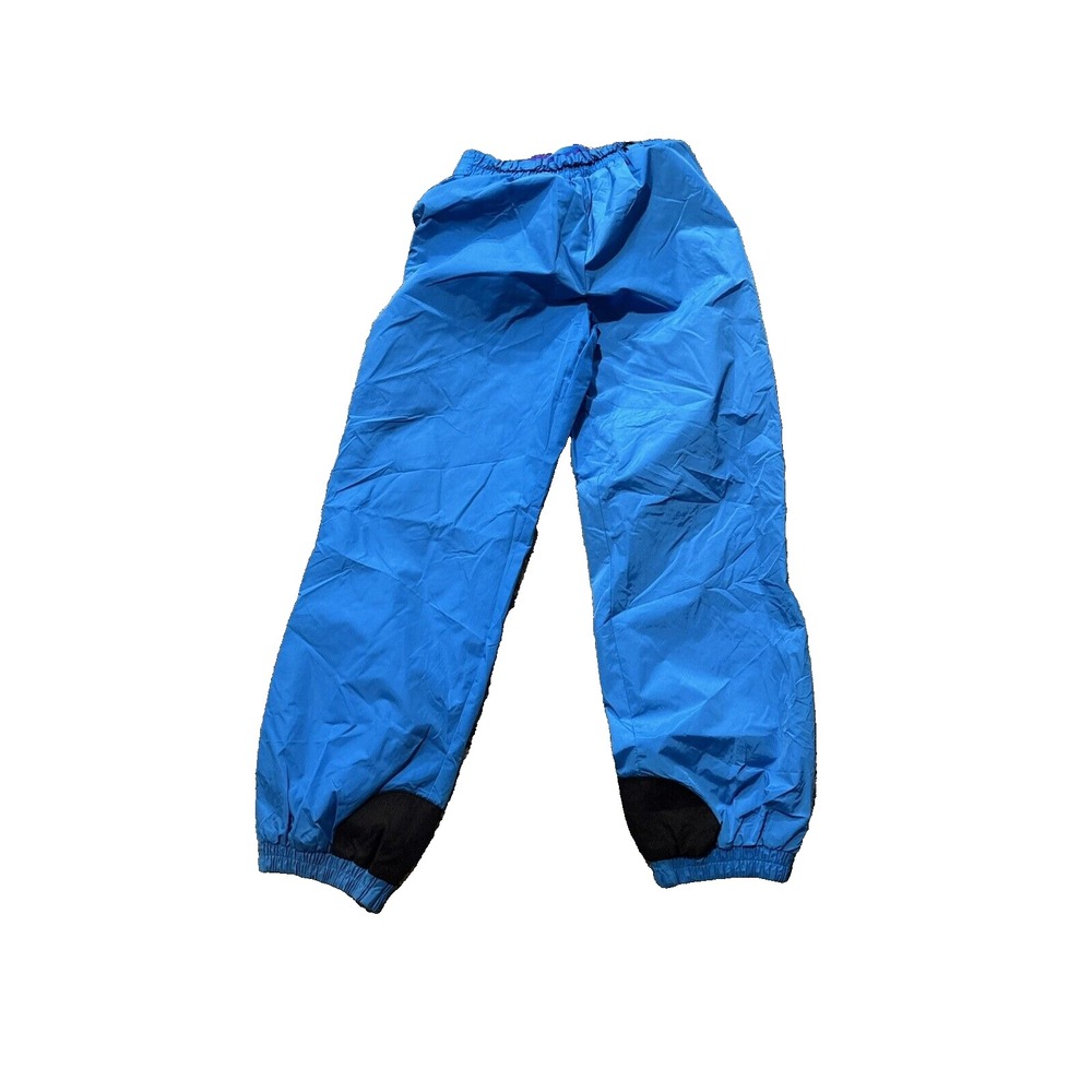 Columbia Vintage Softshell Pants Men's Medium Blue Adjustable Ankle Waist Nylon‎